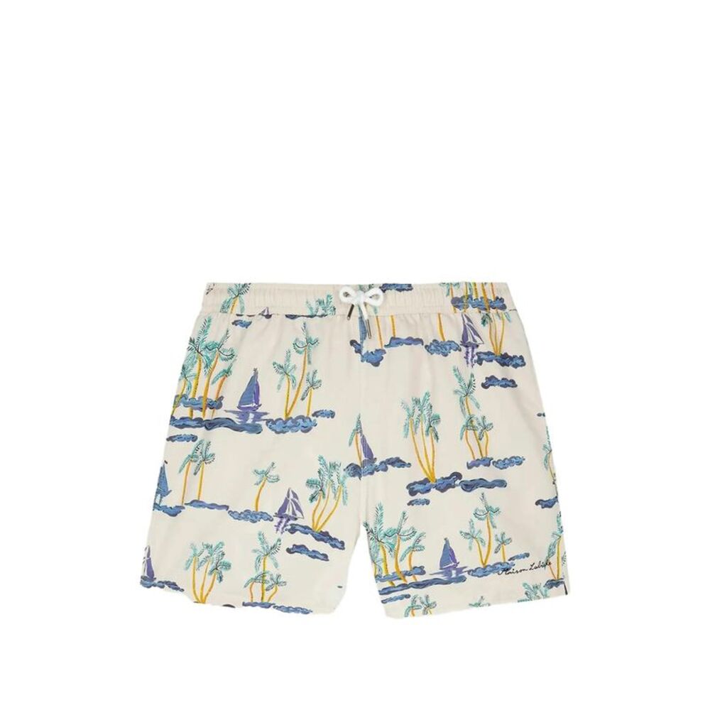 Maison Labiche Neutrals Beachwear - Swim Shorts Men